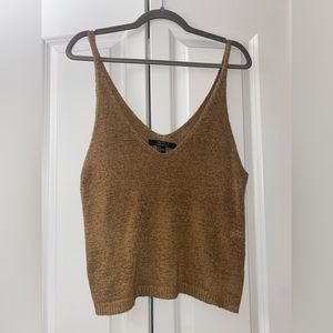 Forever 21 Tan Knit Top